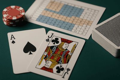 Blackjack Strategie Tabelle – Mathematisch optimale Basisstrategie